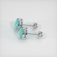 <span>0.87</span>&nbsp;<span class="tooltip-light">Ct.Tw.<span class="tooltiptext">Total Carat Weight</span></span> Gemstone Earrings, Platinum 950 3