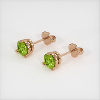 1.92 Ct.Tw. Gemstone Earrings, 14K Rose Gold 2
