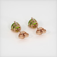 1.92 Ct.Tw. Gemstone Earrings, 14K Rose Gold 4