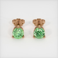 <span>1.76</span>&nbsp;<span class="tooltip-light">Ct.Tw.<span class="tooltiptext">Total Carat Weight</span></span> Gemstone Earrings, 14K Rose Gold 1