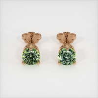 <span>1.35</span>&nbsp;<span class="tooltip-light">Ct.Tw.<span class="tooltiptext">Total Carat Weight</span></span> Gemstone Earrings, 14K Rose Gold 1