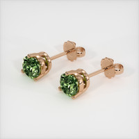 <span>1.35</span>&nbsp;<span class="tooltip-light">Ct.Tw.<span class="tooltiptext">Total Carat Weight</span></span> Gemstone Earrings, 14K Rose Gold 2