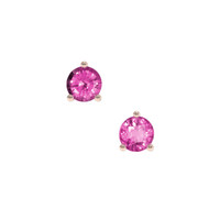 <span>0.70</span>&nbsp;<span class="tooltip-light">Ct.Tw.<span class="tooltiptext">Total Carat Weight</span></span> Sapphire Earrings, 14K Rose Gold 1