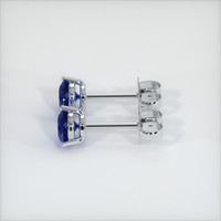 <span>2.18</span>&nbsp;<span class="tooltip-light">Ct.Tw.<span class="tooltiptext">Total Carat Weight</span></span> Sapphire Earrings, 14K White Gold 3