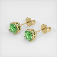 <span>0.89</span>&nbsp;<span class="tooltip-light">Ct.Tw.<span class="tooltiptext">Total Carat Weight</span></span> Gemstone Earrings, 14K Yellow Gold 2