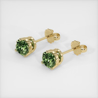 <span>1.35</span>&nbsp;<span class="tooltip-light">Ct.Tw.<span class="tooltiptext">Total Carat Weight</span></span> Gemstone Earrings, 14K Yellow Gold 2