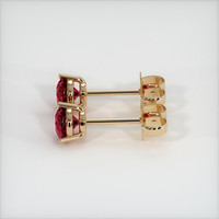 <span>1.78</span>&nbsp;<span class="tooltip-light">Ct.Tw.<span class="tooltiptext">Total Carat Weight</span></span> Ruby Earrings, 18K Yellow Gold 2