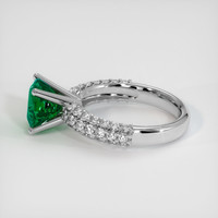 2.60 Ct. Emerald Ring, Platinum 950 4