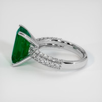 4.93 Ct. Emerald Ring, Platinum 950 4