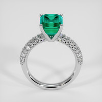 2.76 Ct. Emerald Ring, Platinum 950 3
