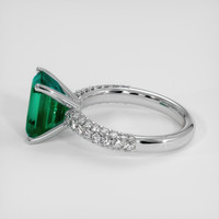 2.76 Ct. Emerald Ring, Platinum 950 4