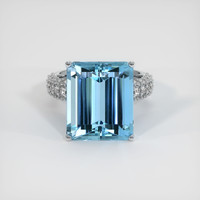 9.71 Ct. Gemstone Ring, Platinum 950 1