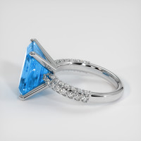 9.09 Ct. Gemstone Ring, Platinum 950 4