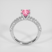1.74 Ct. Padparadscha Sapphire Ring, Platinum 950 3