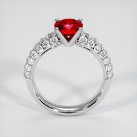 1.50 Ct. Ruby Ring, Platinum 950 3