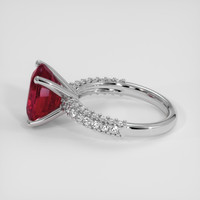 6.01 Ct. Ruby Ring, Platinum 950 4