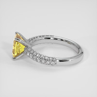2.14 Ct. Yellow Sapphire Ring, Platinum 950 4