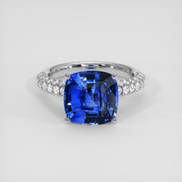 5.07 Ct. Blue Sapphire Ring, Platinum 950 1