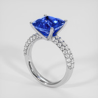 5.07 Ct. Blue Sapphire Ring, Platinum 950 2