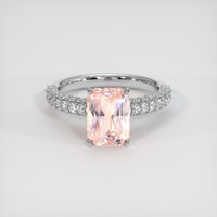 3.92 Ct. Sapphire Ring, Platinum 950 1