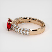 1.50 Ct. Ruby Ring, 14K Rose Gold 4