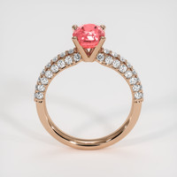1.73 Ct. Sapphire Ring, 14K Rose Gold 3