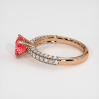 1.73 Ct. Sapphire Ring, 14K Rose Gold 4