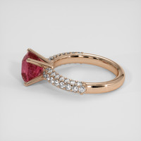 3.06 Ct. Padparadscha Sapphire Ring, 14K Rose Gold 4