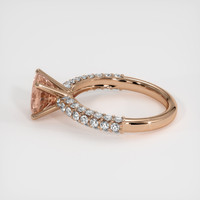 2.36 Ct. Padparadscha Sapphire Ring, 14K Rose Gold 4