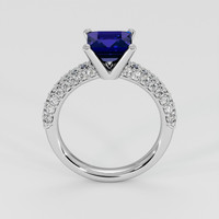 2.19 Ct. Blue Sapphire Ring, 14K White Gold 3
