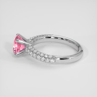 1.74 Ct. Padparadscha Sapphire Ring, 14K White Gold 4