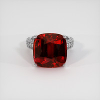 20.00 Ct. Ruby Ring, 14K White Gold 1