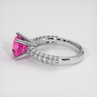 3.22 Ct. Sapphire Ring, 14K White Gold 4
