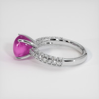 5.11 Ct. Sapphire Ring, 14K White Gold 4