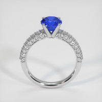 1.76 Ct. Blue Sapphire Ring, 14K White Gold 3