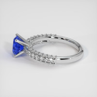 1.76 Ct. Blue Sapphire Ring, 14K White Gold 4