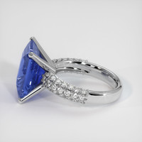 8.14 Ct. Sapphire Ring, 18K White Gold 4