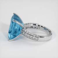 9.71 Ct. Gemstone Ring, 18K White Gold 4