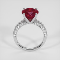 6.01 Ct. Ruby Ring, 18K White Gold 3