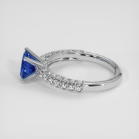 1.69 Ct. Blue Sapphire Ring, 18K White Gold 4