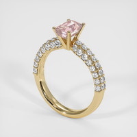 2.15 Ct. Pink Sapphire Ring, 10K Yellow Gold 2
