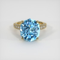 9.67 Ct. Gemstone Ring, 14K Yellow Gold 1