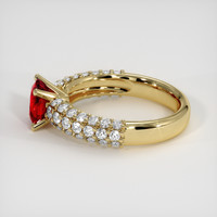1.50 Ct. Ruby Ring, 14K Yellow Gold 4