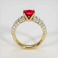 1.22 Ct. Ruby Ring, 14K Yellow Gold 3
