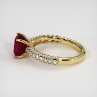 3.03 Ct. Ruby Ring, 14K Yellow Gold 4