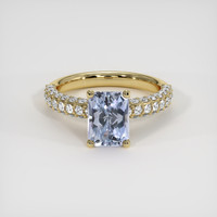 2.74 Ct. Sapphire Ring, 14K Yellow Gold 1