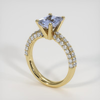 2.74 Ct. Sapphire Ring, 14K Yellow Gold 2