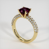 2.02 Ct. Ruby Ring, 18K Yellow Gold 2