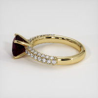 2.02 Ct. Ruby Ring, 18K Yellow Gold 4