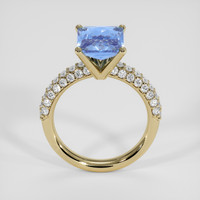 4.31 Ct. Blue Sapphire Ring, 18K Yellow Gold 3